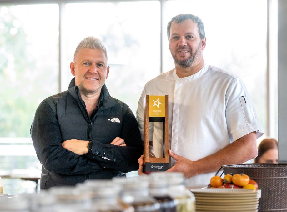 Grain of the Silos, led by food director Massimo Mele and executive chef Thomas Pirker, claimed gold in the tourism restaurants and catering services category at the Australian Tourism Awards. Pictures by Philip Biggs