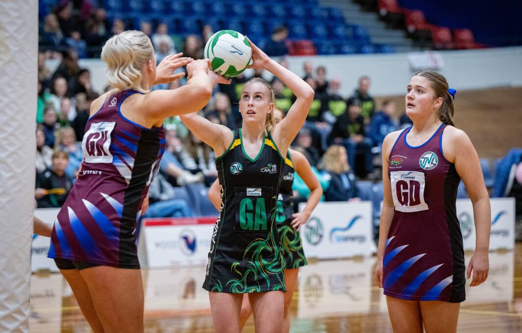 Sophie Brewer playing for Cavaliers against Cripps in the 2023 under-19 grand final. Picture by Paul Scambler