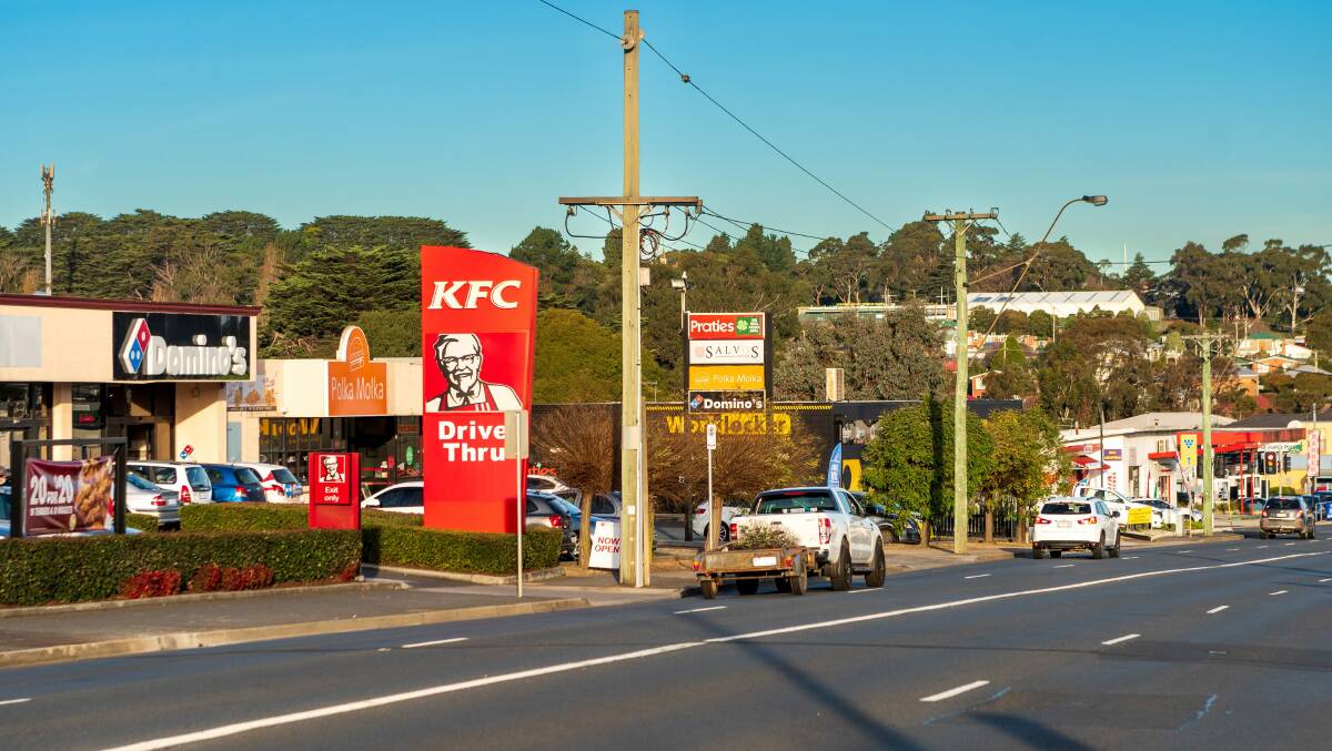 Kings Meadows (pictured), Mowbray and Launceston have become fast food hubs. Picture by Phillip Biggs