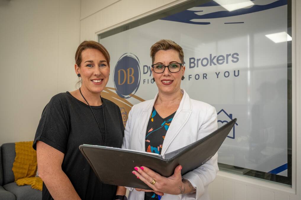 Dynamic Brokers administration assistant Hollie McCullagh and owner Clare Russell have hit the ground running with their young business. Picture by Paul Scambler