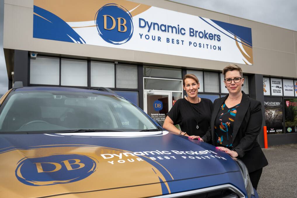 Dynamic Brokers administration assistant Hollie McCullagh and owner Clare Russell. Picture by Paul Scambler
