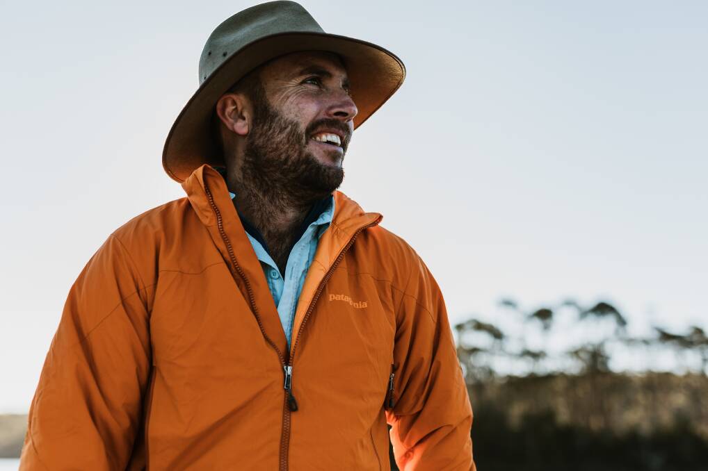 University of Tasmania researcher Daniel Hackett has taken his experience in wilderness tourism into the science realm and has been named a Fulbright scholar. Picture by Adam Gibson