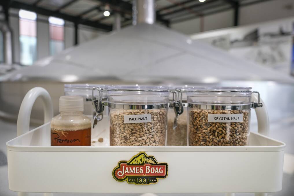 Some of the magic ingredients inside the brew house. 