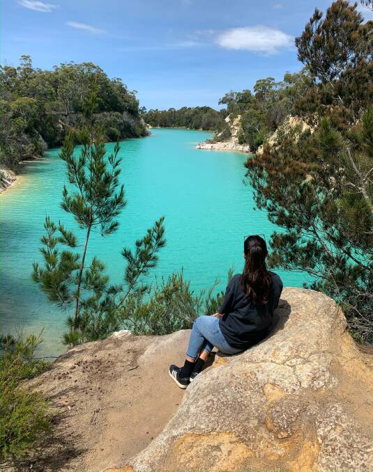THE BLUE YONDER: The Little Blue Lake is a favourite spot of mine. Picture: Nikita McGuire 
