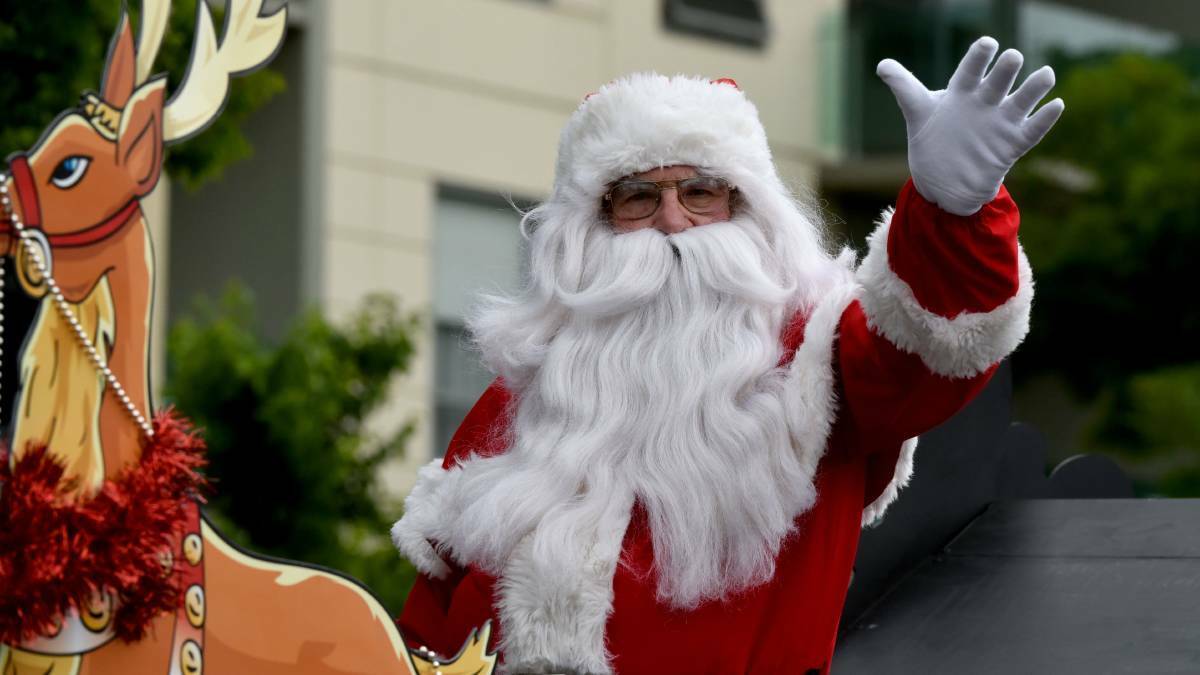 HO HO HO: Santa is set to make an appearance this weekend at Bridport. Picture: File. 