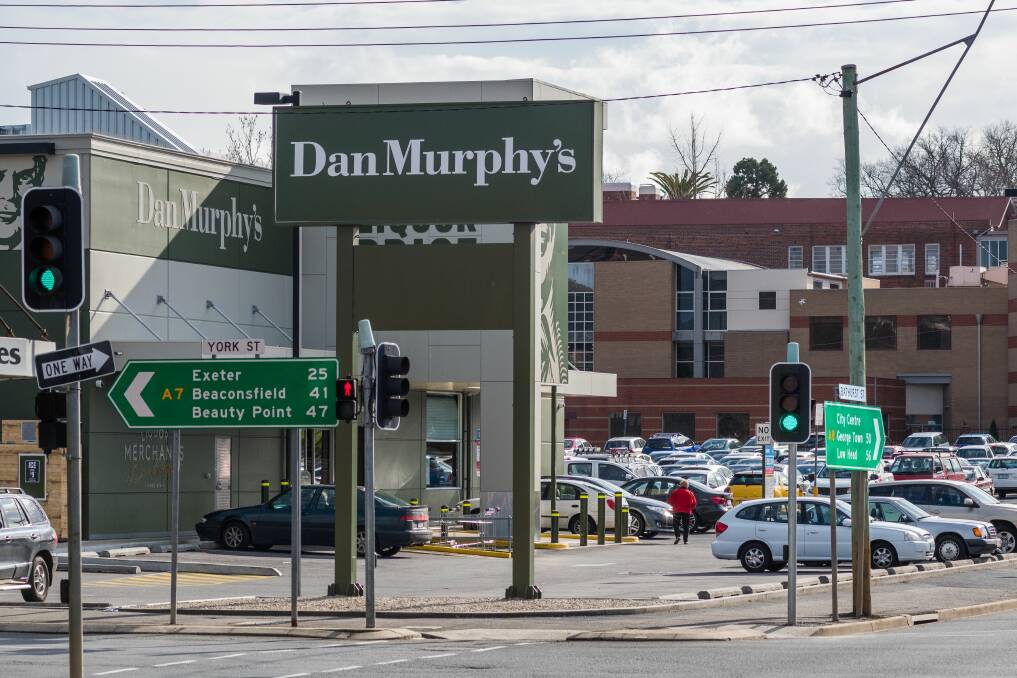 Dan Murphy's on Bathurst Street, where a man stole spirits worth more than $2000 by hiding the bottles "down his pants". File picture by Phillip Biggs
