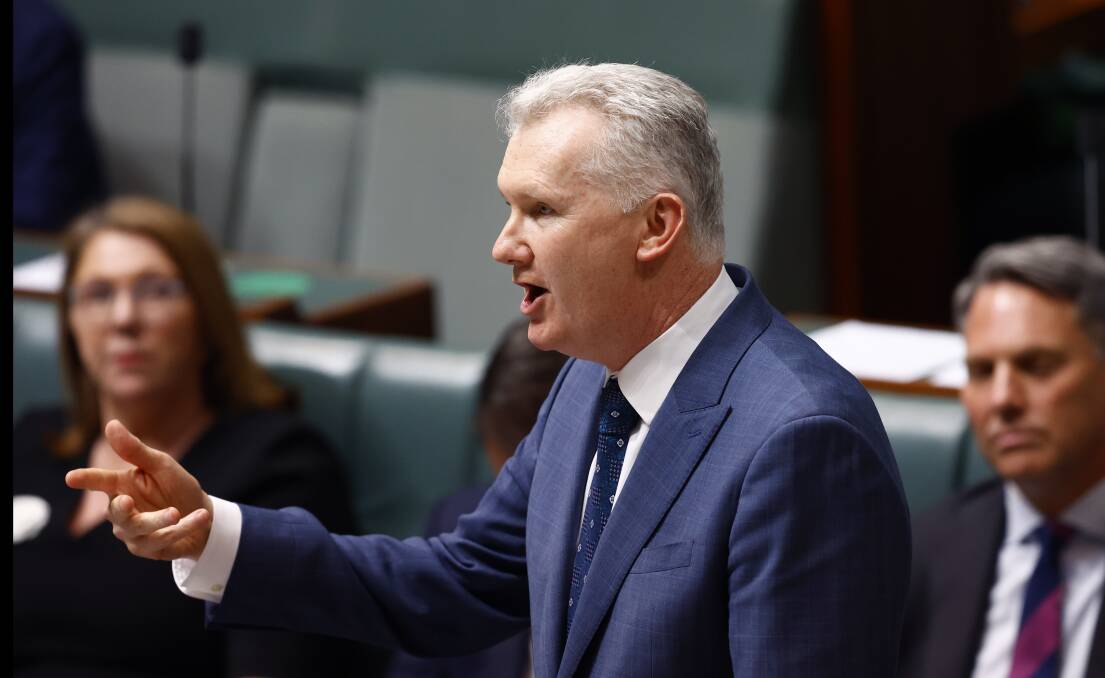 Workplace Relations Minister Tony Burke introduced the Closing Loopholes Bill in federal parliament on Monday. File photo