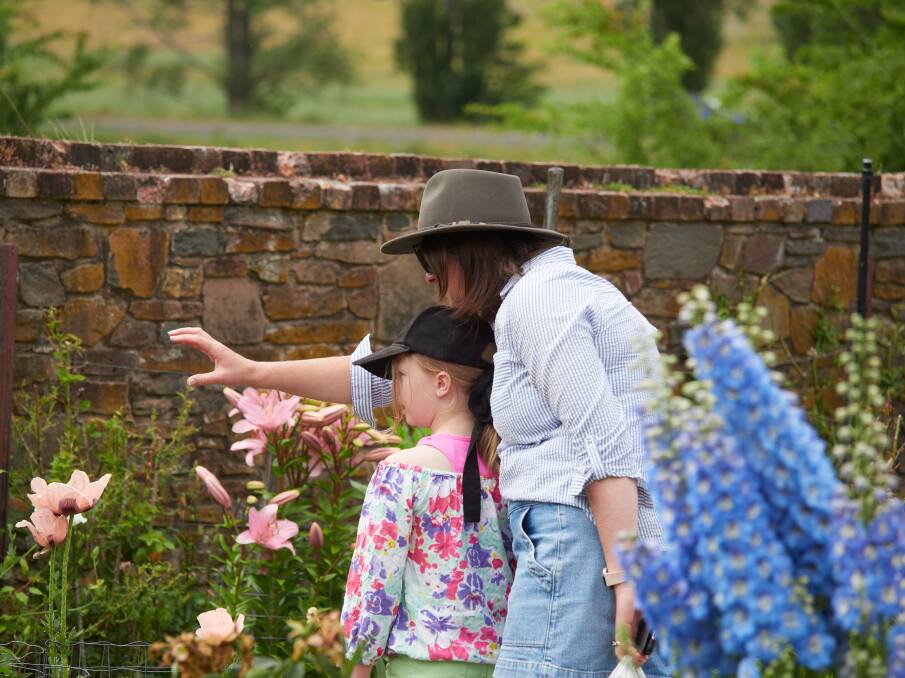 Eliza (11) and Stephanie Cameron, of Chudleigh, at the Entally Estate Gardenfest.