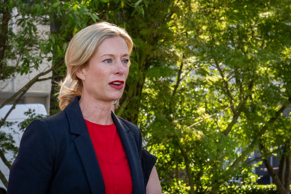 Tasmanian Labor leader Rebecca White said the time for an early election is now. Pictures by Paul Scambler