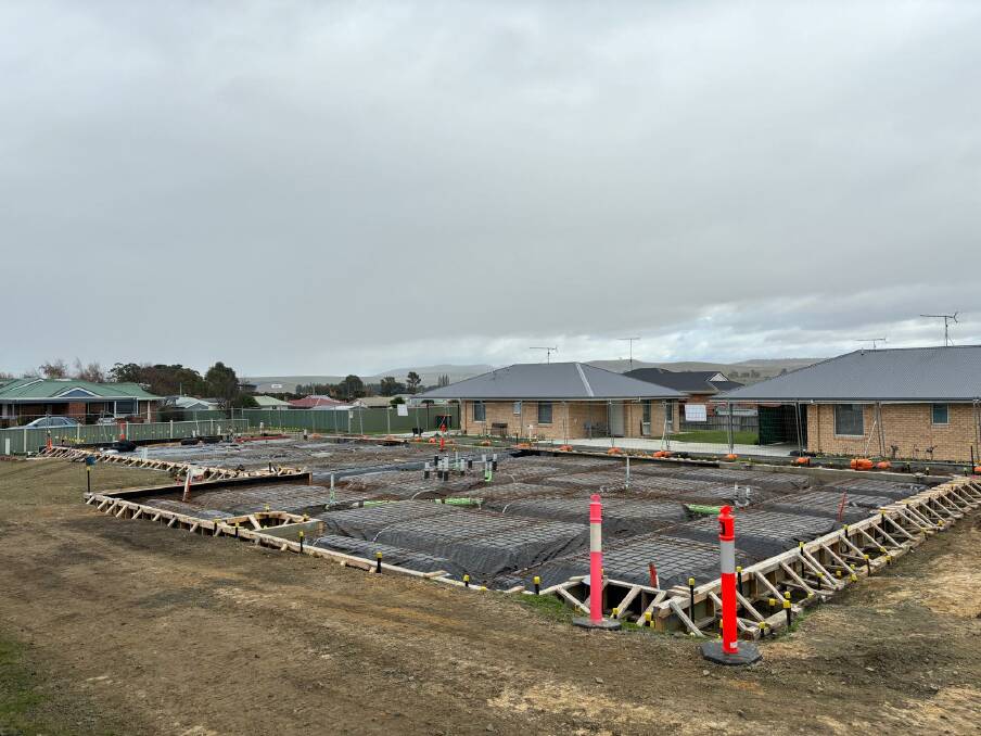 Construction site of the Oatlands Ambulance Station expansion. Picture supplied 