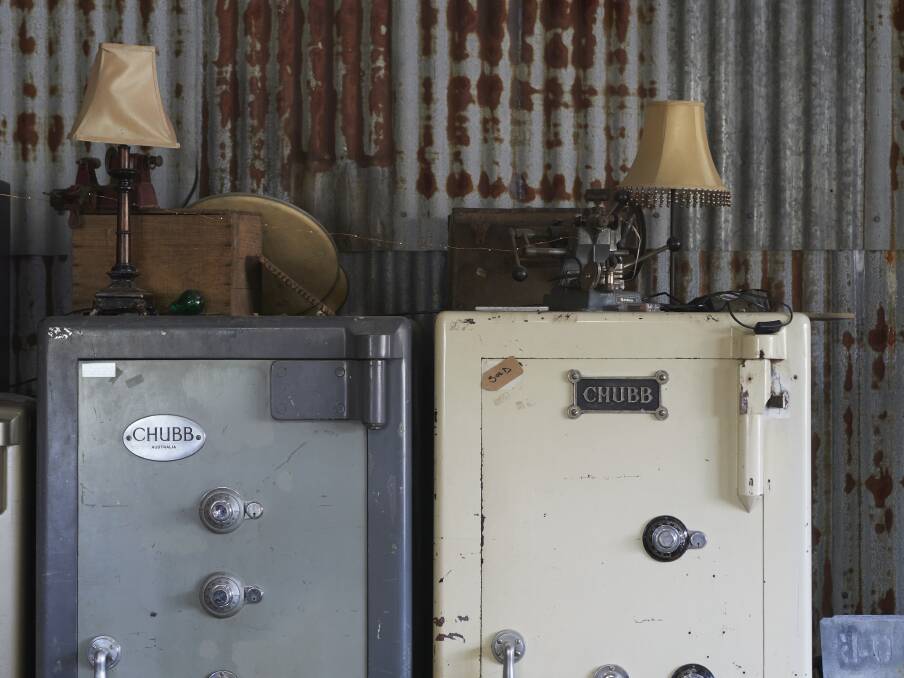 Valentino Safe Co in Lilydale is home to safes from different eras, many of which are for sale. Picture by Rod Thompson