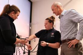 Health Minister Guy Barnett announces $10 million package to attract and retain nurses to Tasmania. Picture supplied 