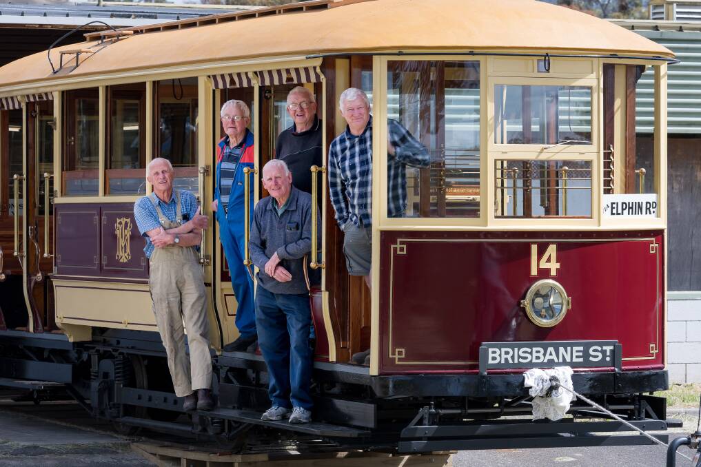 Local group come together to restore a Launceston tram