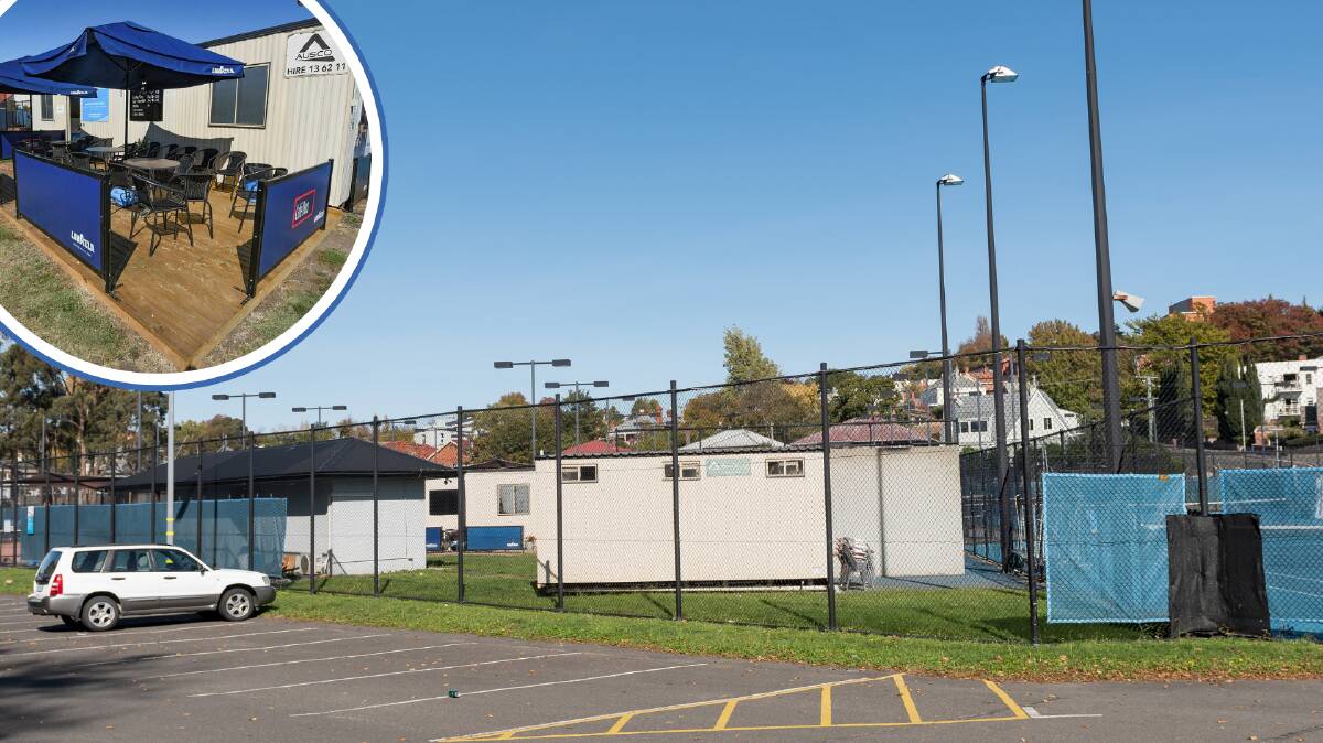 Construction on a long-awaited clubhouse at the Launceston Tennis Centre is due to begin on Monday. Pictures by Phillip Biggs and Paul Scambler