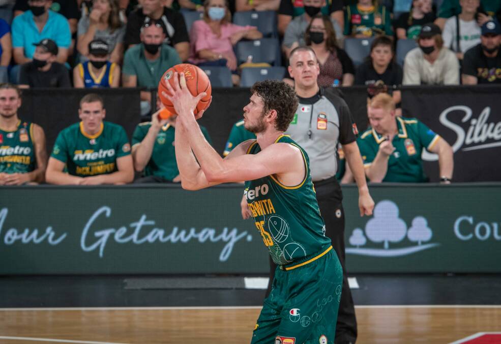 Steindl has been the most accurate shooter from deep in the NBL this season. Picture by Paul Scambler