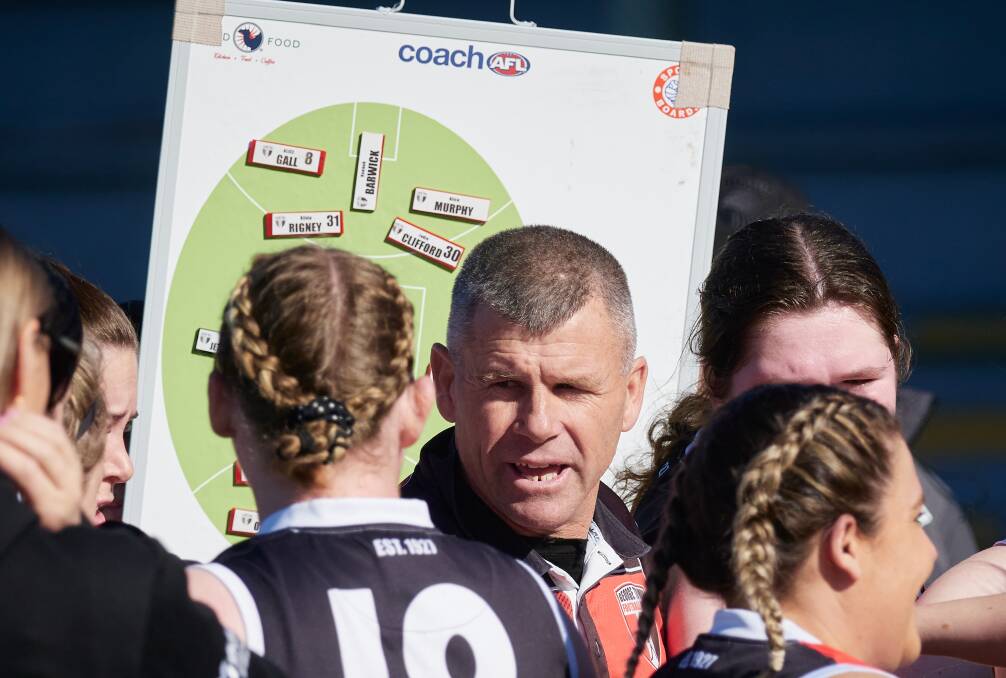 Dave Marshall has made the switch from women's coach to the men's at George Town. Picture by Rod Thompson