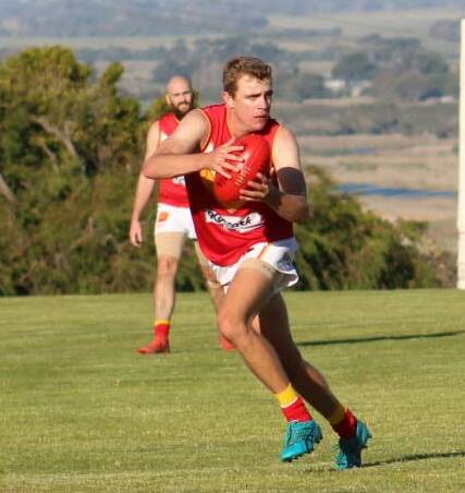 Kayleb Williams plays in the senior men's team for Meander Valley. Picture Facebook