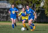 Bianca Anderson playing Northern Championship for Launceston United against Devonport in 2022. Picture by Paul Scambler