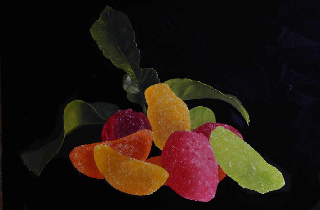 "Fruit Jellies," one of Katie Barron's works in the "Sweet Escape" exhibition at Sawtooth Gallery. Picture supplied.