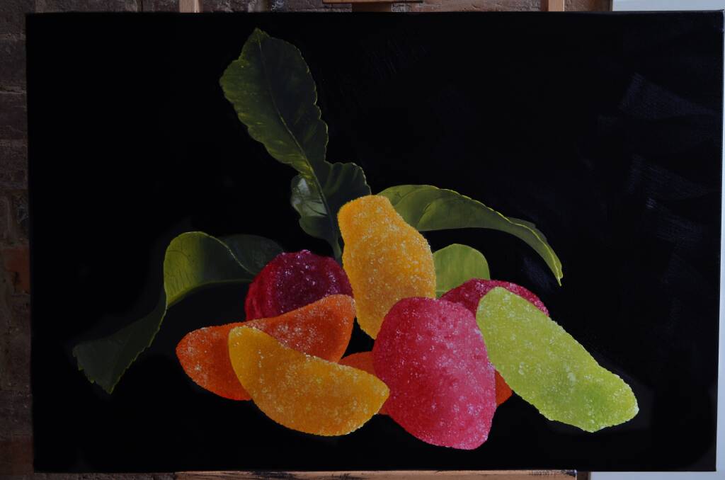 "Fruit Jellies," one of the works on display in Katie Barron's "Sweet Escape" exhibition at Sawtooth Gallery. Picture supplied.