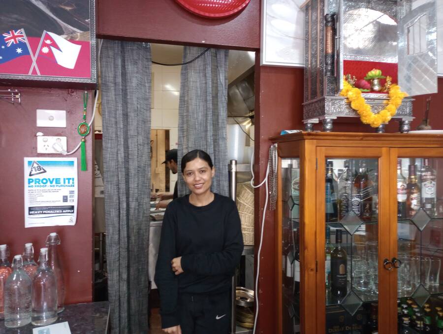 Usha Sapkota, owner of Sherpa restaurant on George Street. Picture by Charmaine Manuel. 