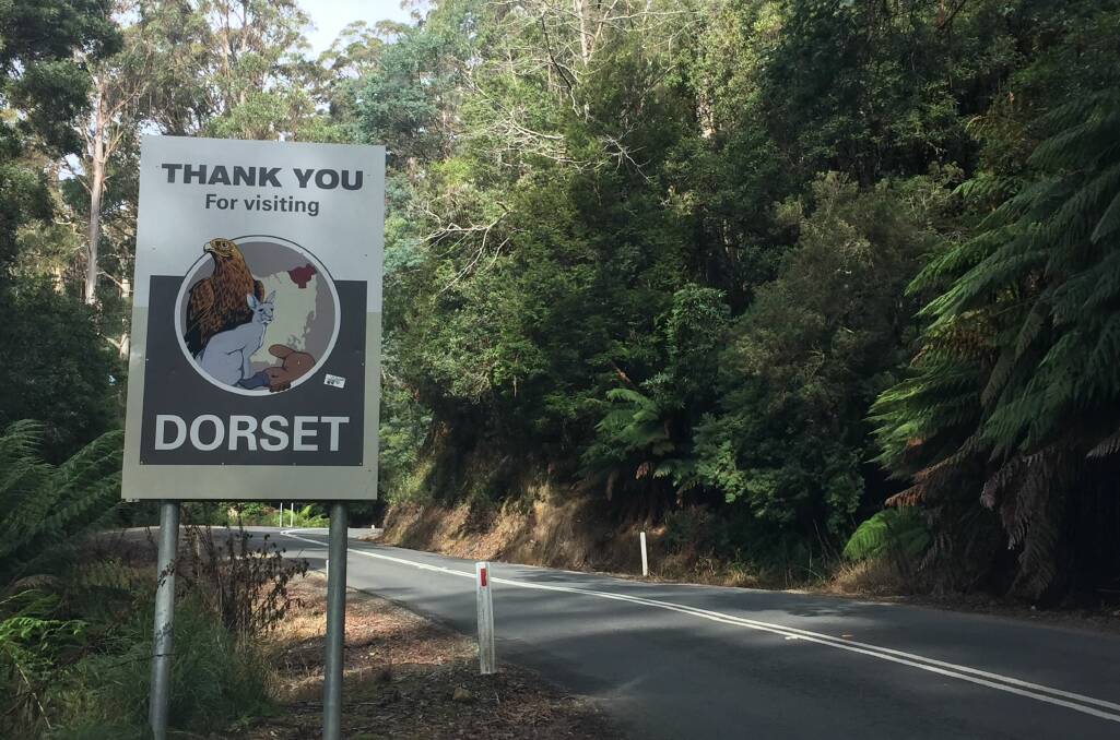A sign which reads 'Thank you for visiting Dorset' at the council's borders. Picture by Tarlia Jordan