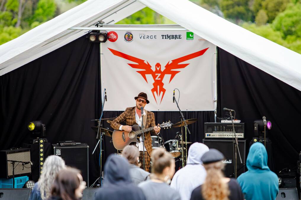 Musician Nick Chugg has raised $9000 for charity with his Z Fest, a musical festival he started in memory of his late son Zander. Picture supplied