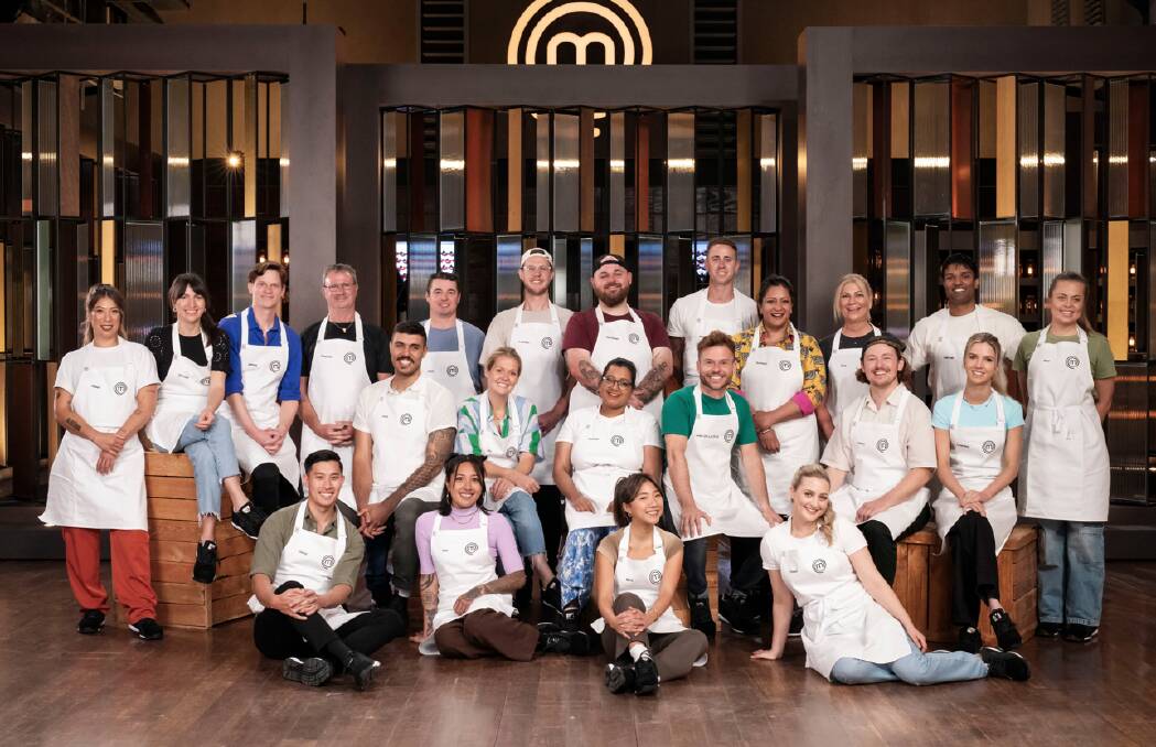 The new season of MasterChef Australia features a Tasmanian partnership - and it's not one of the chefs. Picture supplied by Paramount ANZ
