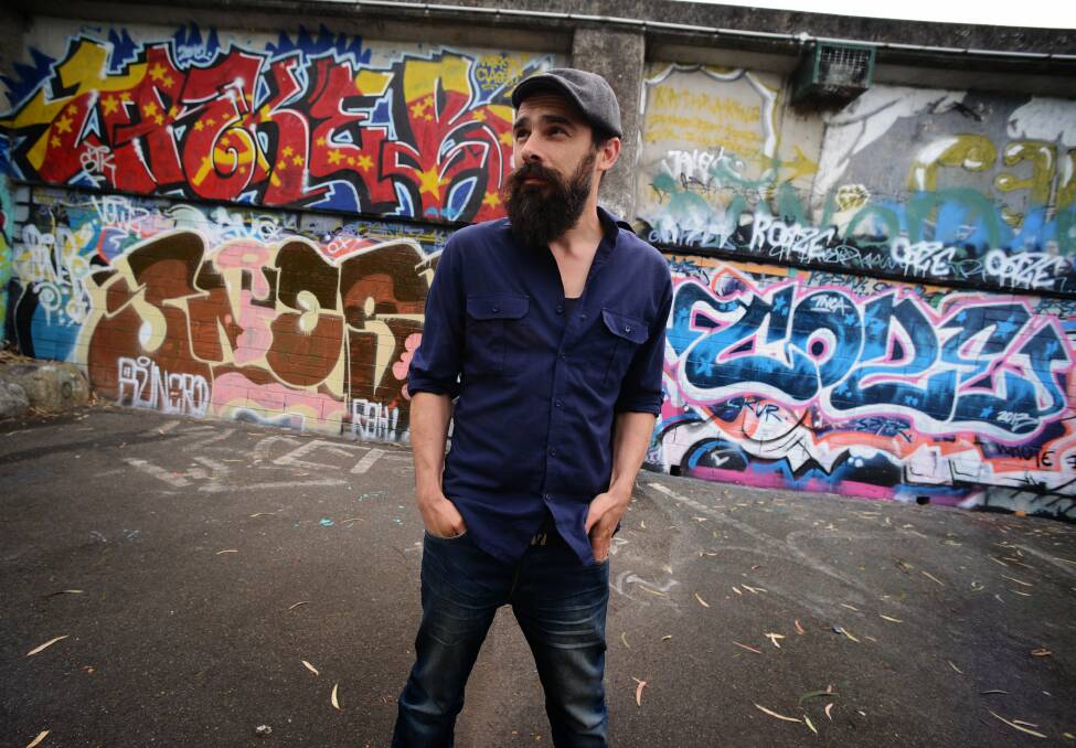 Artist Jamin, pictured here in 2013, has been selected to paint the new Paterson St East Car Park mural. Picture by Scott Gelston
