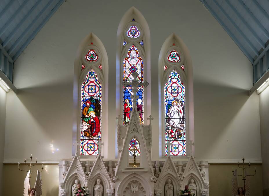 The Holy Trinity Catholic Church is celebrating its 150th anniversary. Pictures by Phillip Biggs
