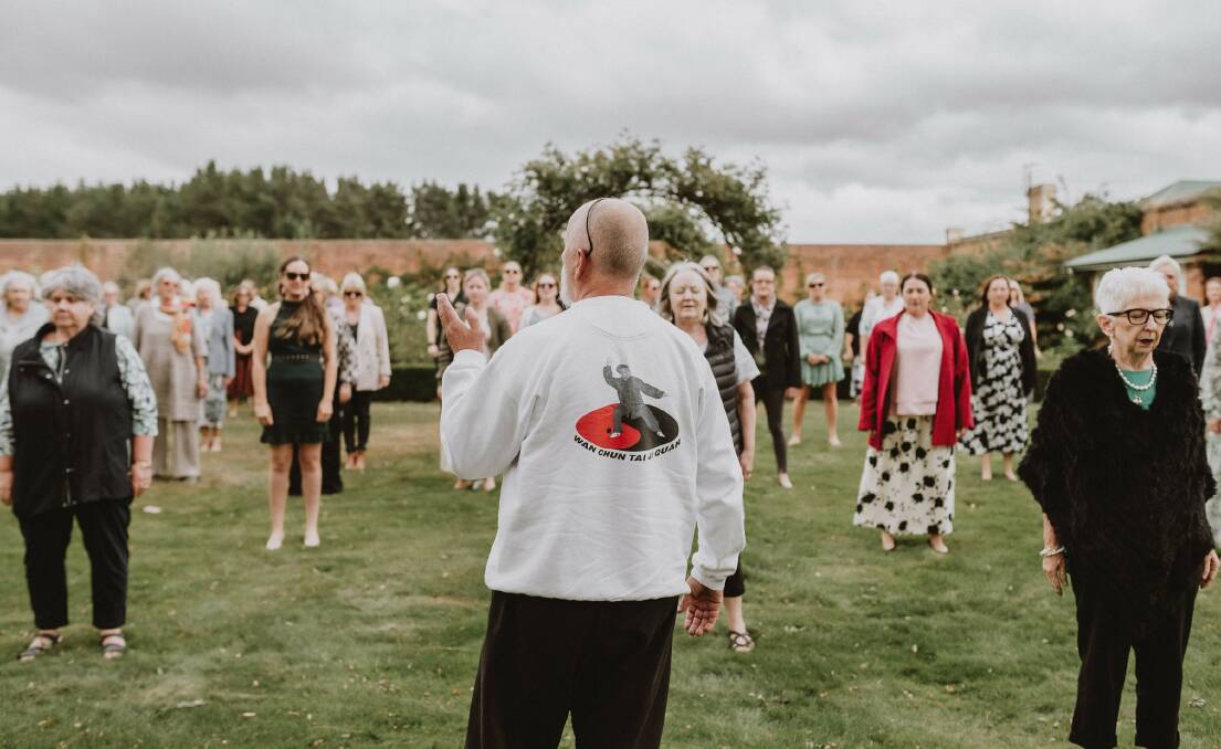 A Tai Chi demonstration at the Strathmore Ladies Day for guests to experience its benefits. Picture supplied