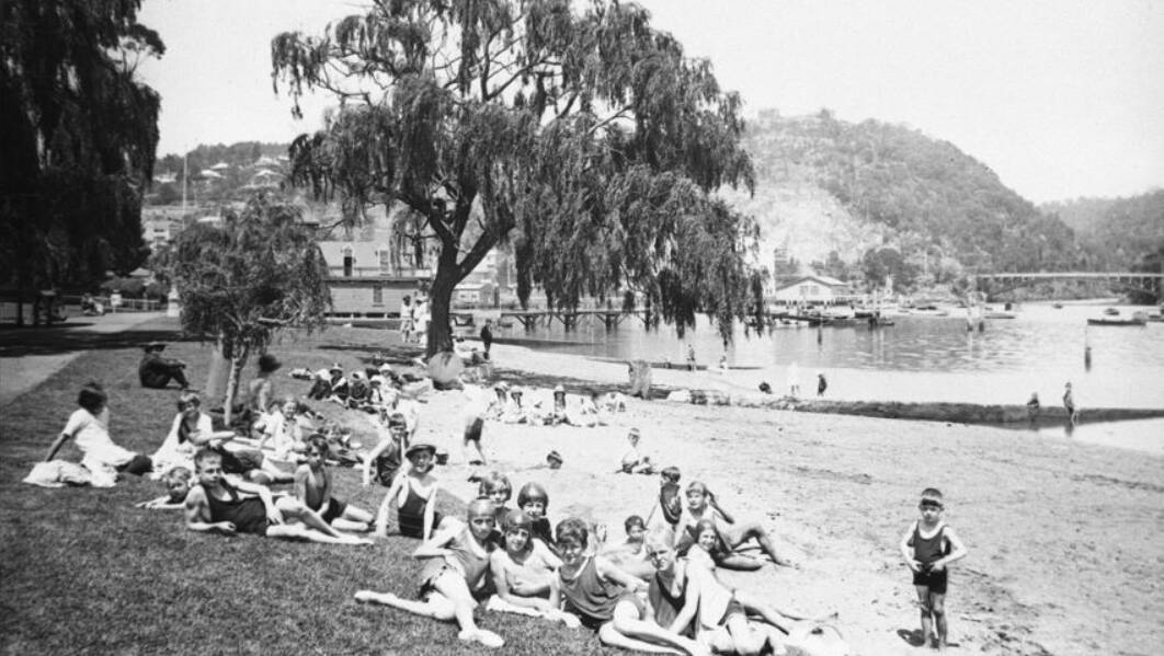 Royal Park beach was one of Launcestons picturesque playgrounds in February 1929, just two months before the great floods came raging down the South Esk River.