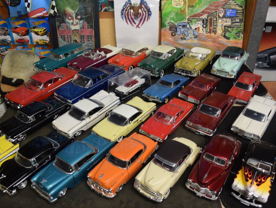 TOY STORY: A collection of model Chevys.