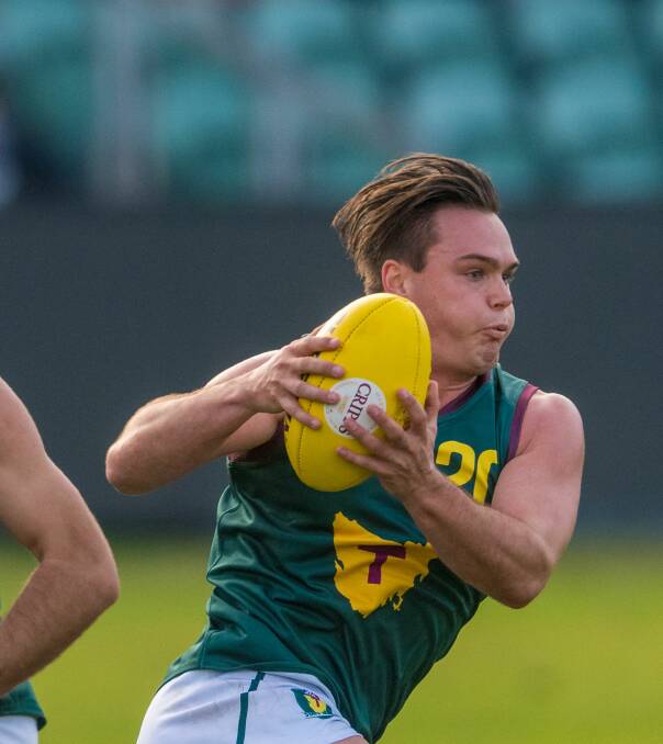 Kieran Lovell played in the 2019 Victoria Metro game and will play again on Saturday. Picture by Phillip Biggs