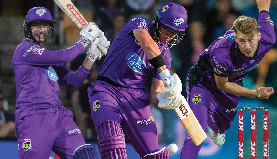 TOP TRIO: George Bailey, D'Arcy Short and Riley Meredith are no doubt three of the best players to have represented the Hobart Hurricanes. Pictures: Rick Smith and Phillip Biggs