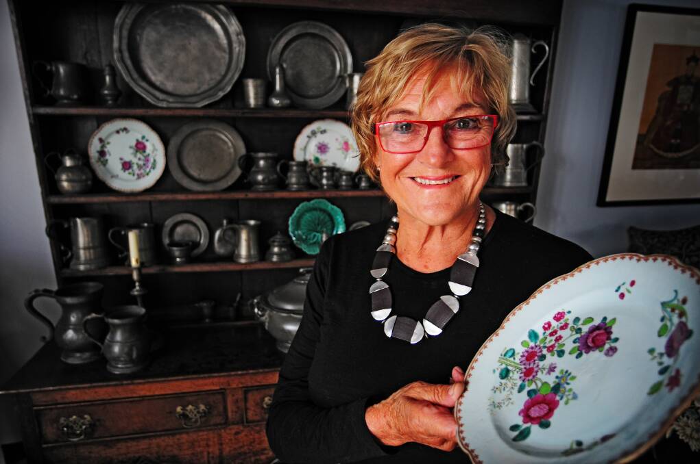 Ms Pickett, pictured by The Examiner in 2014 as organiser of the Woolmers Antique Fair. File picture 