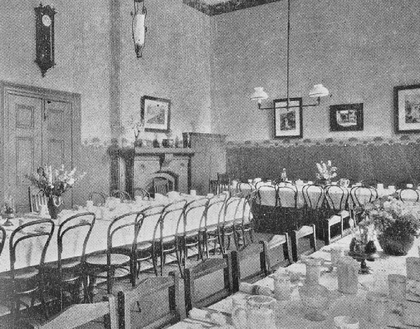  The dining room at MLC. Picture by Weekly Courier, June 22, 1926