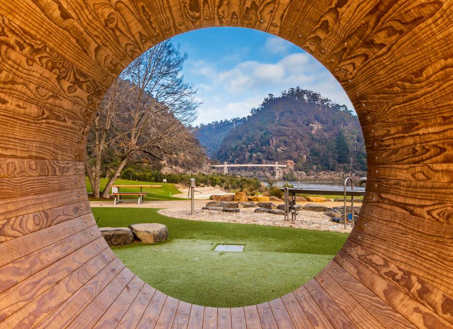 The Cataract Gorge playground. Picture by Phillip Biggs