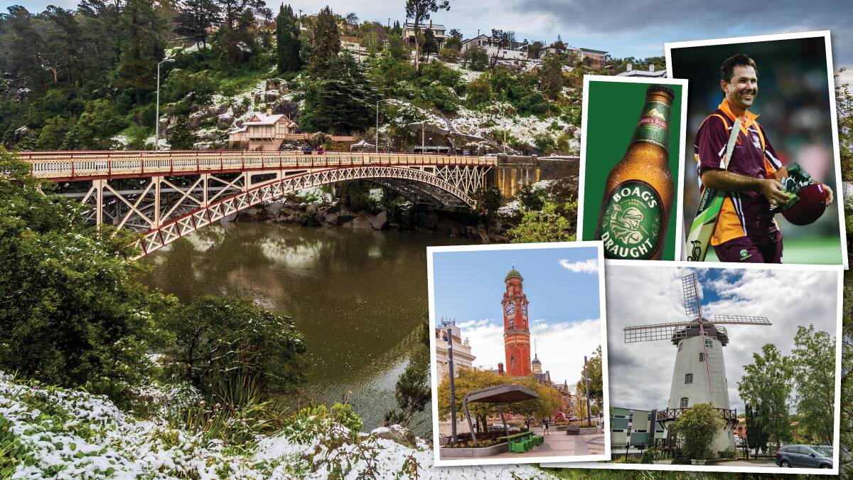 Launceston is home to the world's best beer, cricketer and architecture. And sometimes it snows. Pictures file, supplied