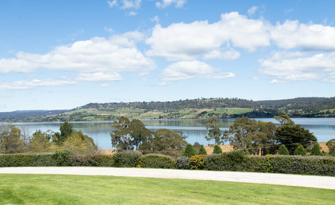 The property boasts stunning views of the Tamar River. Picture supplied