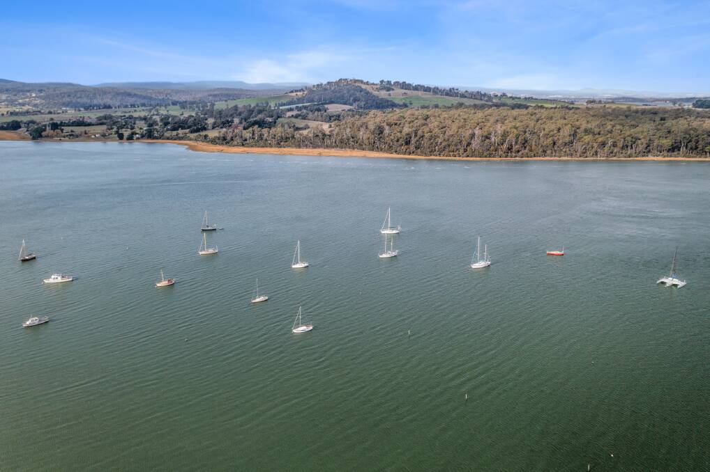 The home has stunning views onto the Tamar River. Picture supplied 