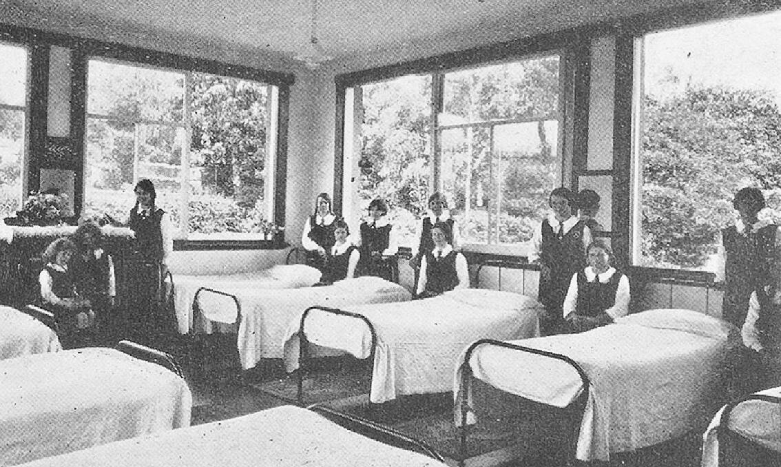 The boarders' dormitory at MLC. Picture by Weekly Courier, June 22, 1926.