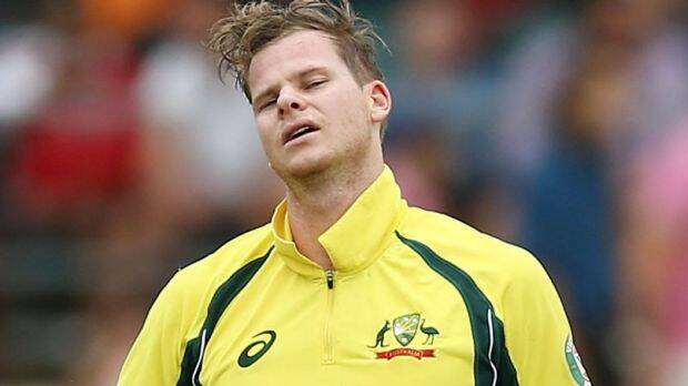Injured: Steve Smith won't be making the trip to New Zealand for the Chappell-Hadlee series but should fit for the first Test against India, starting February 23. Photo: Getty Images