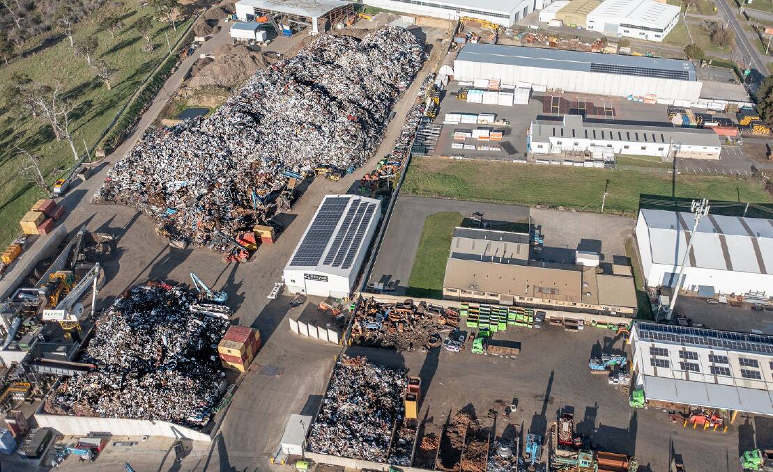 Recycal Pty Ltd facility at 256 George Town Rd. Picture Craig George 