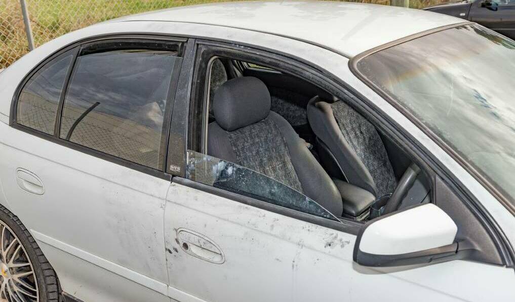 The Commodore sedan stolen by Zane Henderson and Michelle Anne Hodge on June 15, 2021 
