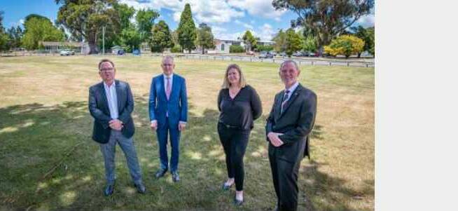 Way back in December 2021 the Federal Minister of Communications Paul Fletcher was photographed spruiking the UTAS Masterplan with Vice Chancellor of UTAS Dom Geraghty, Bass MP Bridget Archer and City of Launceston Mayor Albert van Zetten Picture Paul Scambler