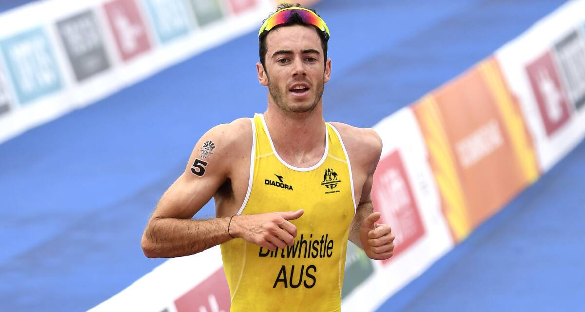 LANDMARK: Launceston triathlete Jake Birtwhistle was the first Australian to medal at the Games. Picture: AAP
