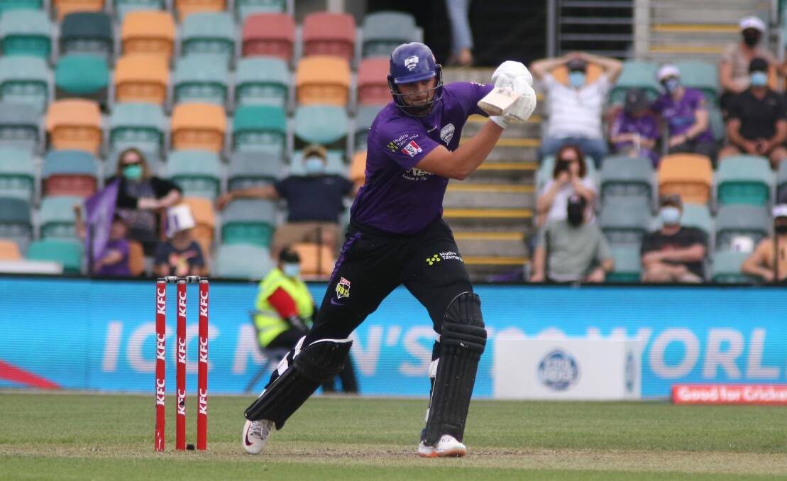 Hobart Hurricanes' Tim David is ready to go for another Big Bash season. Picture by Rick Smith