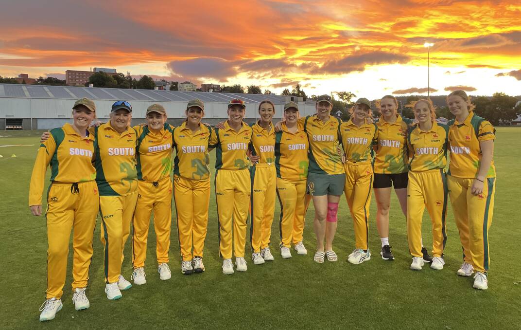 South Launceston after winning their ninth-straight Cricket North women's premiership on Friday night. Pictures by Brian Allen