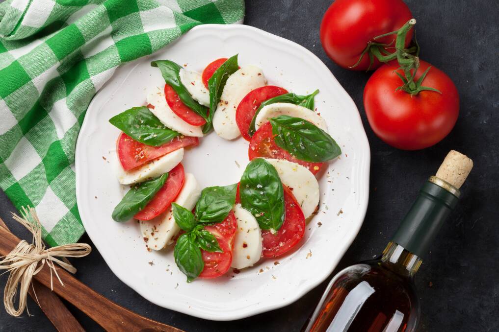  A caprese salad is a visually arresting, colourful addition to any picnic, dinner party or birthday lunch, and it's also a stand-alone favourite for smaller appetites. Picture Shutterstock